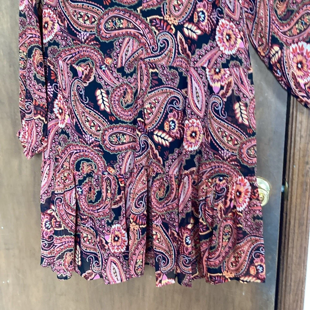 Relisted Harper 241 boho paisley floral print dress 16W - Picture 11 of 16